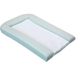 Puériculture-MATELAS À LANGER PVC AVEC 2 ÉPONGES AMOVIBLES/CONFORT 42x70 cm SAUGE