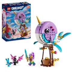 Jouet-LEGO® 71472 DREAMZzz La Montgolfière Narval d'Izzie, Jouet d'Animaux Marins, Sauvetage de Lapin Bunchu avec Figurine Baleine