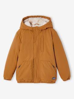 Parka à capuche doublure sherpa garçon  - vertbaudet enfant