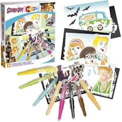 Jouet-Set d'Activités Scooby-Doo - Blopens - Dessins et Coloriages - Lansay - A partir de 5 ans