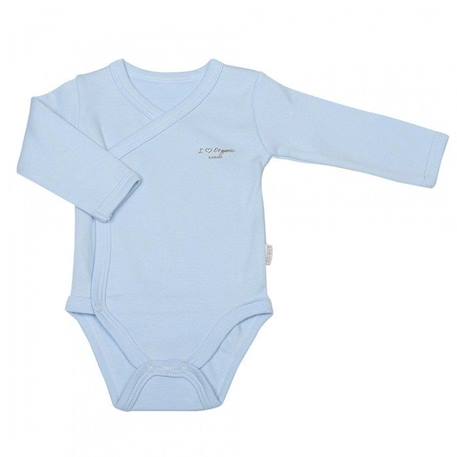 Bébé-Body Kimono en coton biologique - Basic manches longues