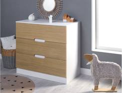 Chambre et rangement-Chambre-Commode Opus - Blanc & bois