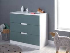 Chambre et rangement-Commode Opus - Blanc & Vert mousse