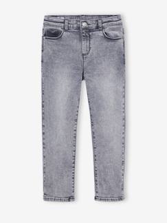 Jean slim fille morphologik tour de hanches large   - vertbaudet enfant