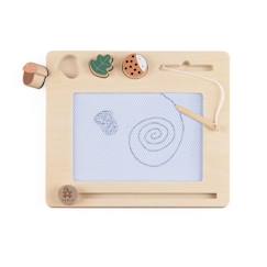 Jouet-Tablette à dessin magnétique en bois - Ardoise enfant - Sebra