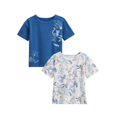 Bébé-T-shirt, sous-pull-Lot de 2 t-shirts bébé manches courtes Gamboa