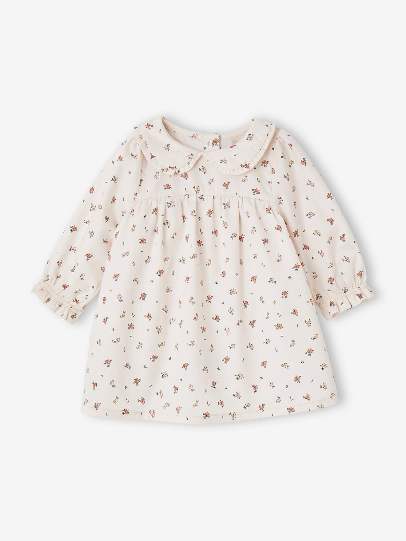 Robe Bébé Naissance Et Bandeau Assorti Rose Poudré