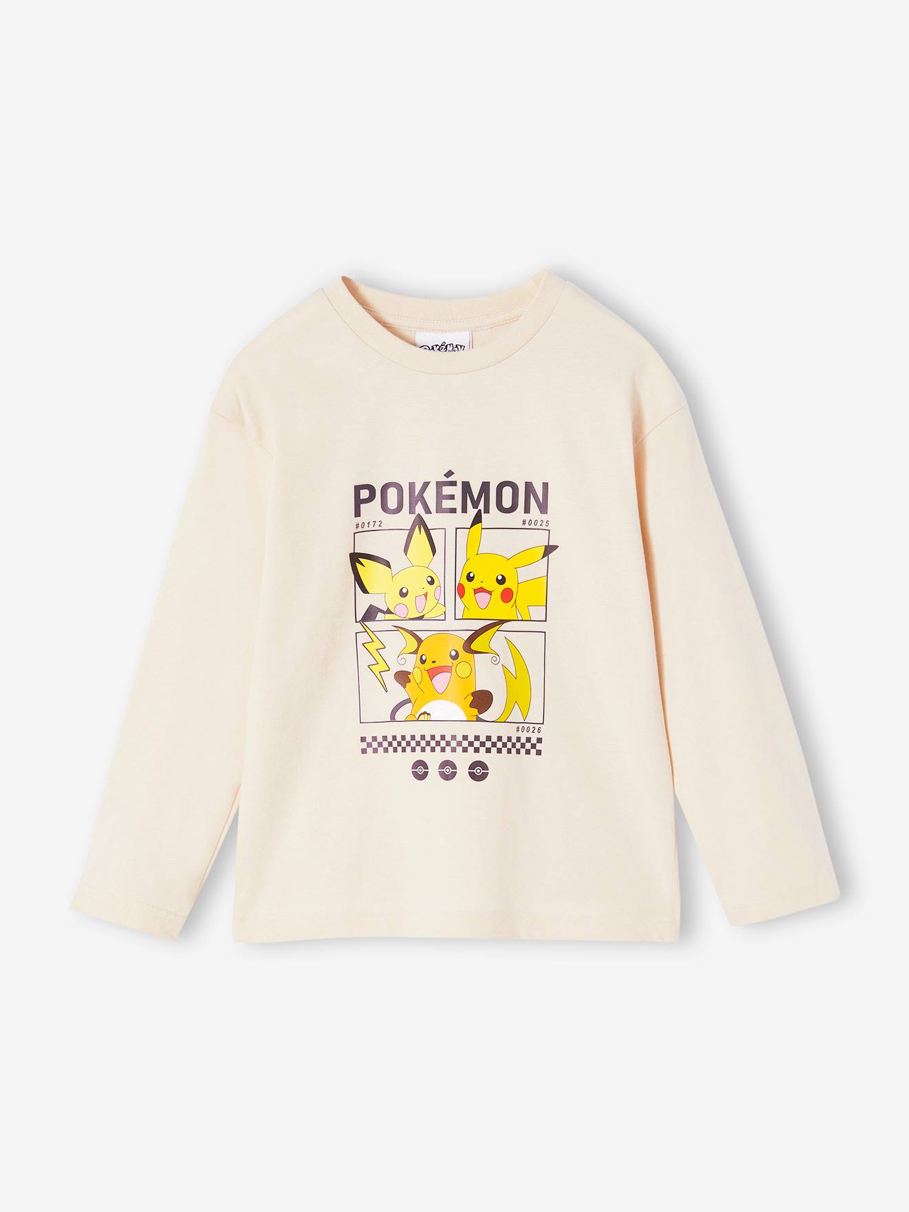 Tee-shirt Pikachu Evolution Pokemon® garçon sable