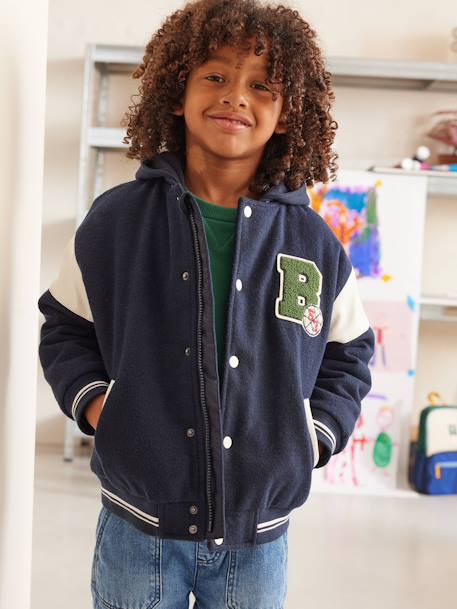 Garçon-Blouson teddy à capuche amovible garçon