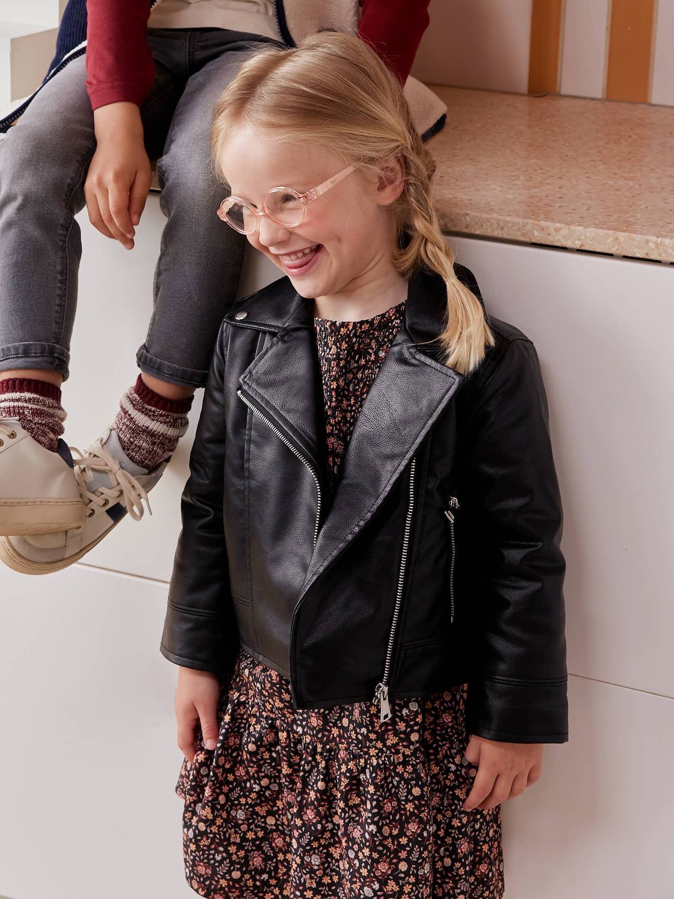 Veste fille noir