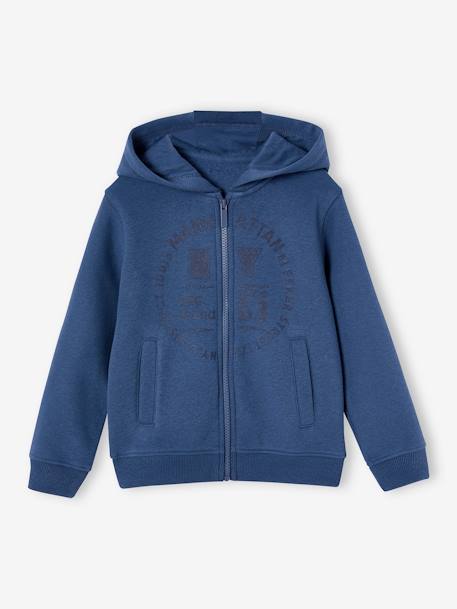 Garçon-Sweat zippé à capuche sport garçon