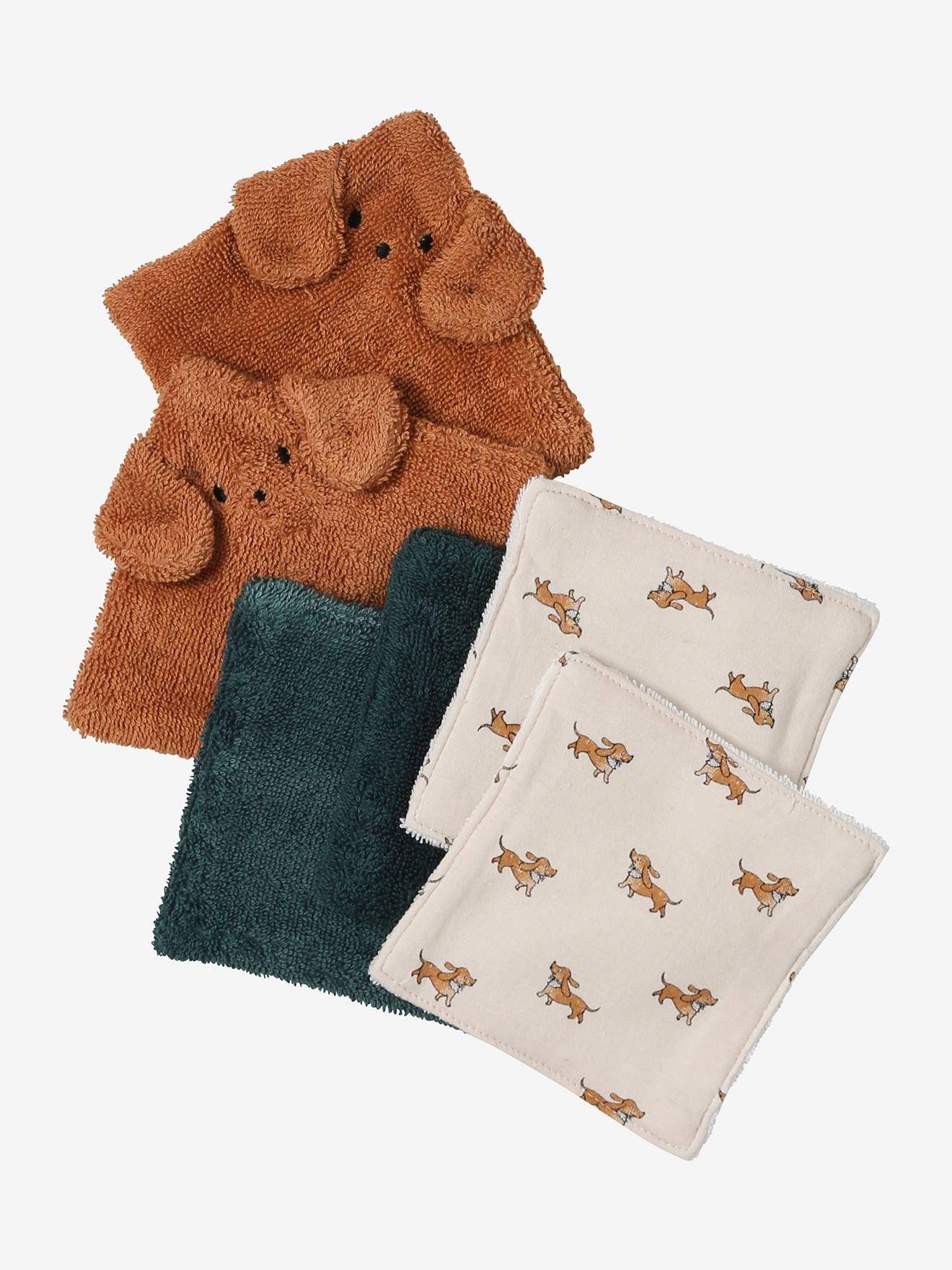 Lot de 6 lingettes lavables achille