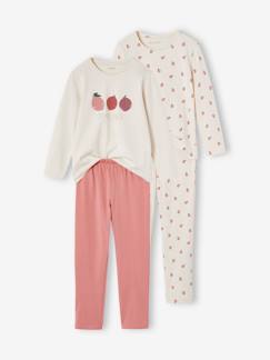 -Lot 2 Pyjamas Longs Fille