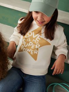 -Sweat fille motif imprimé 