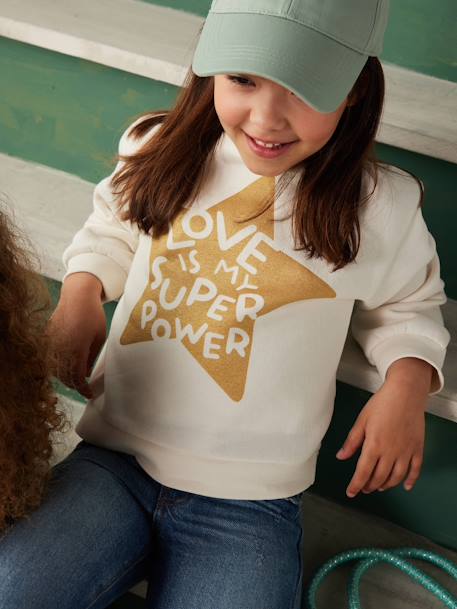 Fille-Sweat fille motif imprimé 