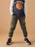 Pantalon garçon jogging sport en molleton lichen+marine 1 - vertbaudet enfant 