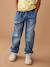 Jean garçon large facile à enfiler denim black+denim bleached+denim brut+gris+stone 36 - vertbaudet enfant 