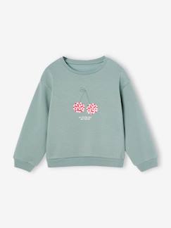 -Sweat Basics motif placé fille