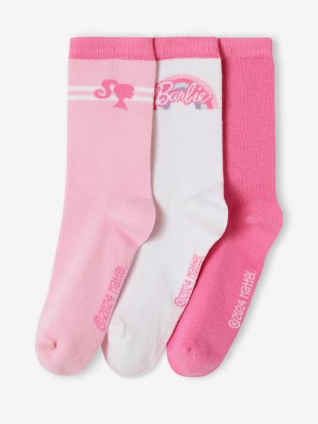 Fille-Lot de 3 paires de chaussettes Barbie®