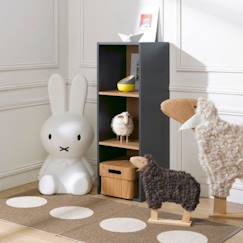 Chambre et rangement-Rangement-3 cases de rangement effet bois anthracite Tom & Apolline