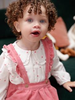 Bébé-Chemise, blouse-Blouse bébé fille coeurs en gaze de coton 