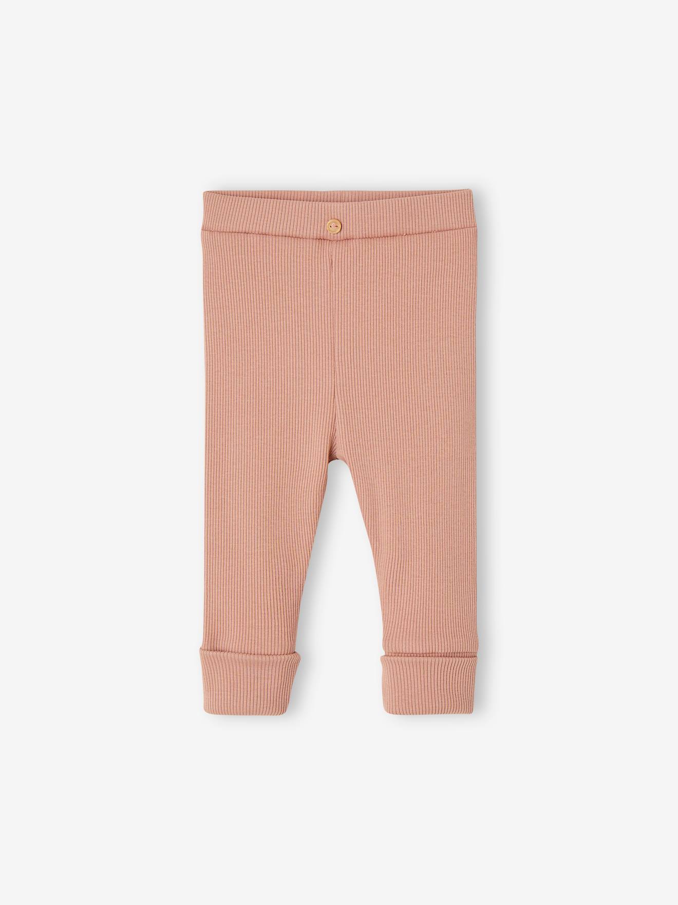 Legging évolutif bébé rose