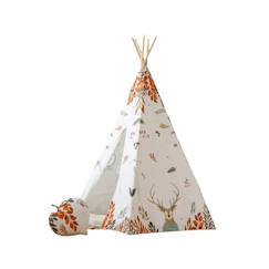 Jouet-Ensemble tipi et tapis enfant Moi Mili "Amis de la forêt" - amis de la forêt - TU