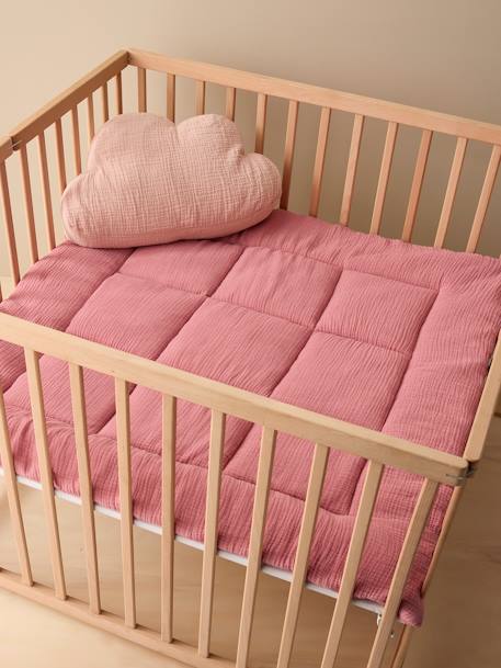 Tapis de sol / Fond de parc uni gaze et percale de coton indigo+ocre+olive+taupe+terracotta 27 - vertbaudet enfant 