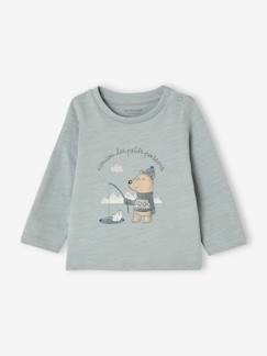 -T-shirt motif ours bébé pressionné épaule