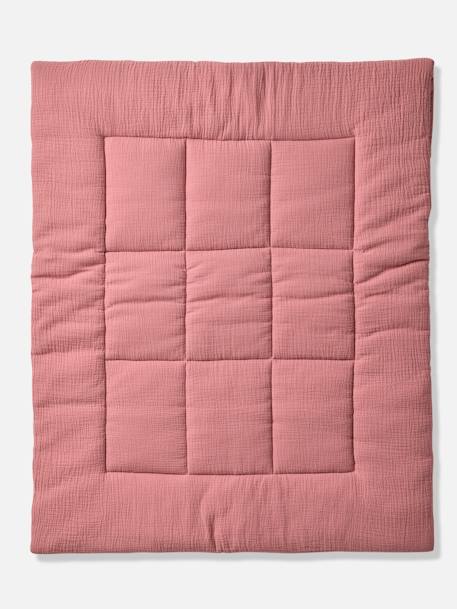 Tapis de sol / Fond de parc uni gaze et percale de coton indigo+ocre+olive+taupe+terracotta 31 - vertbaudet enfant 