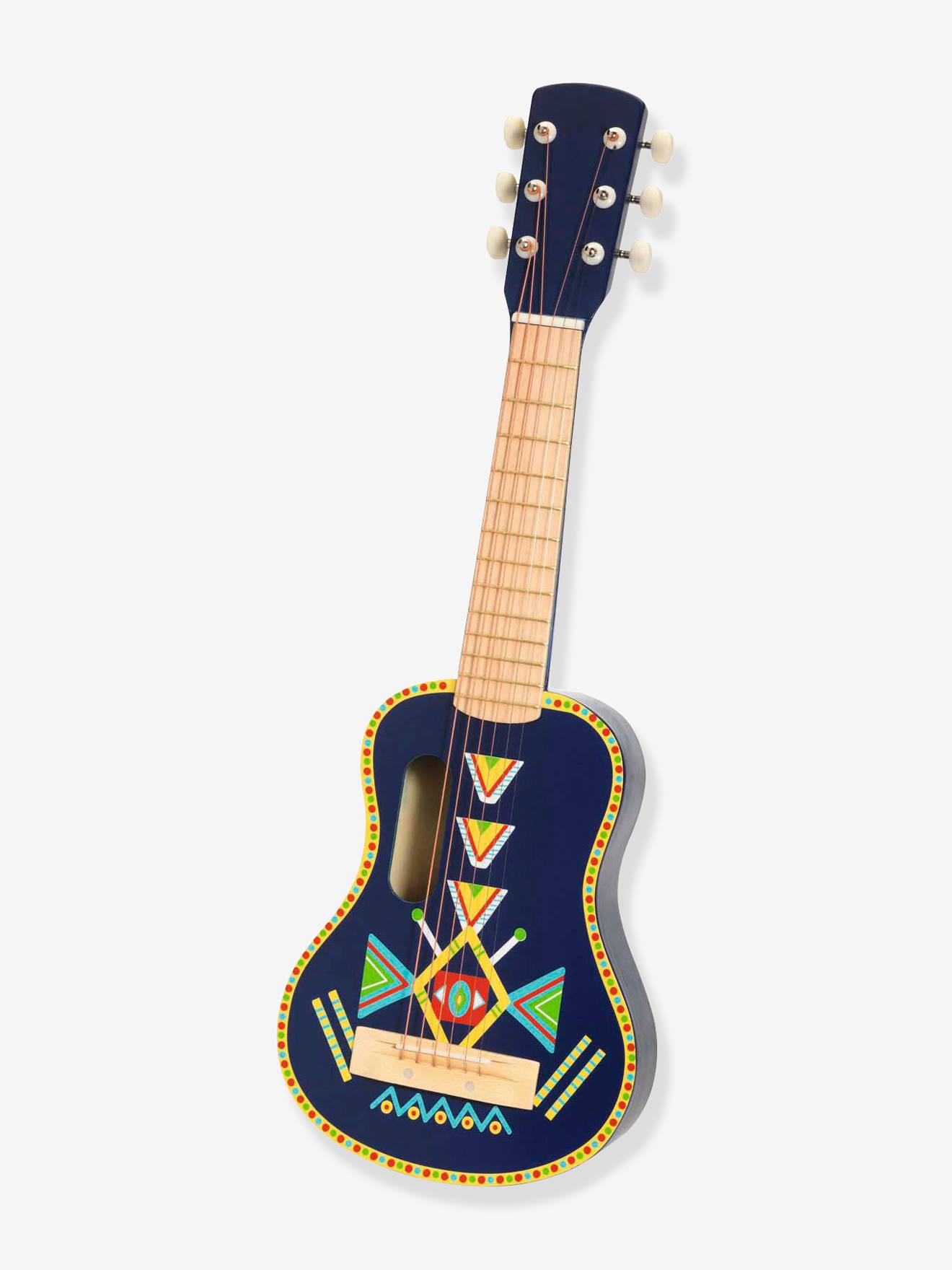 Animambo guitare à 6 cordes métalliques bleu