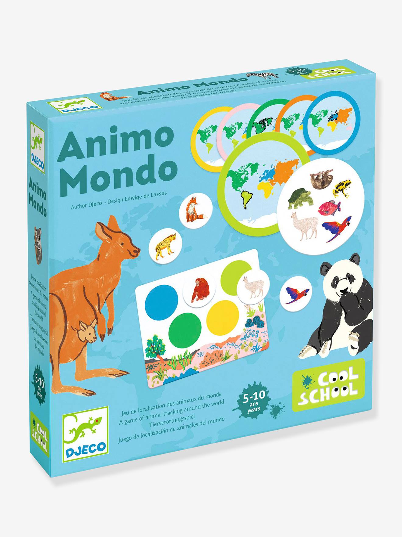 Djeco Animo Mondo bleu