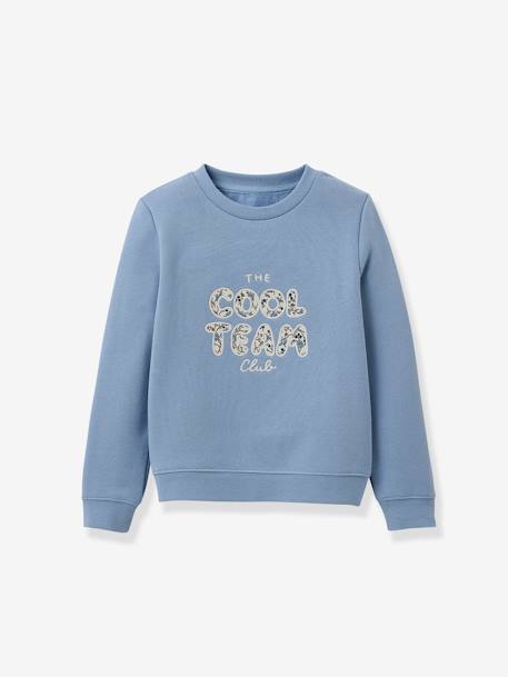 Fille-Sweat Cool team fille tissu Liberty - coton bio CYRILLUS