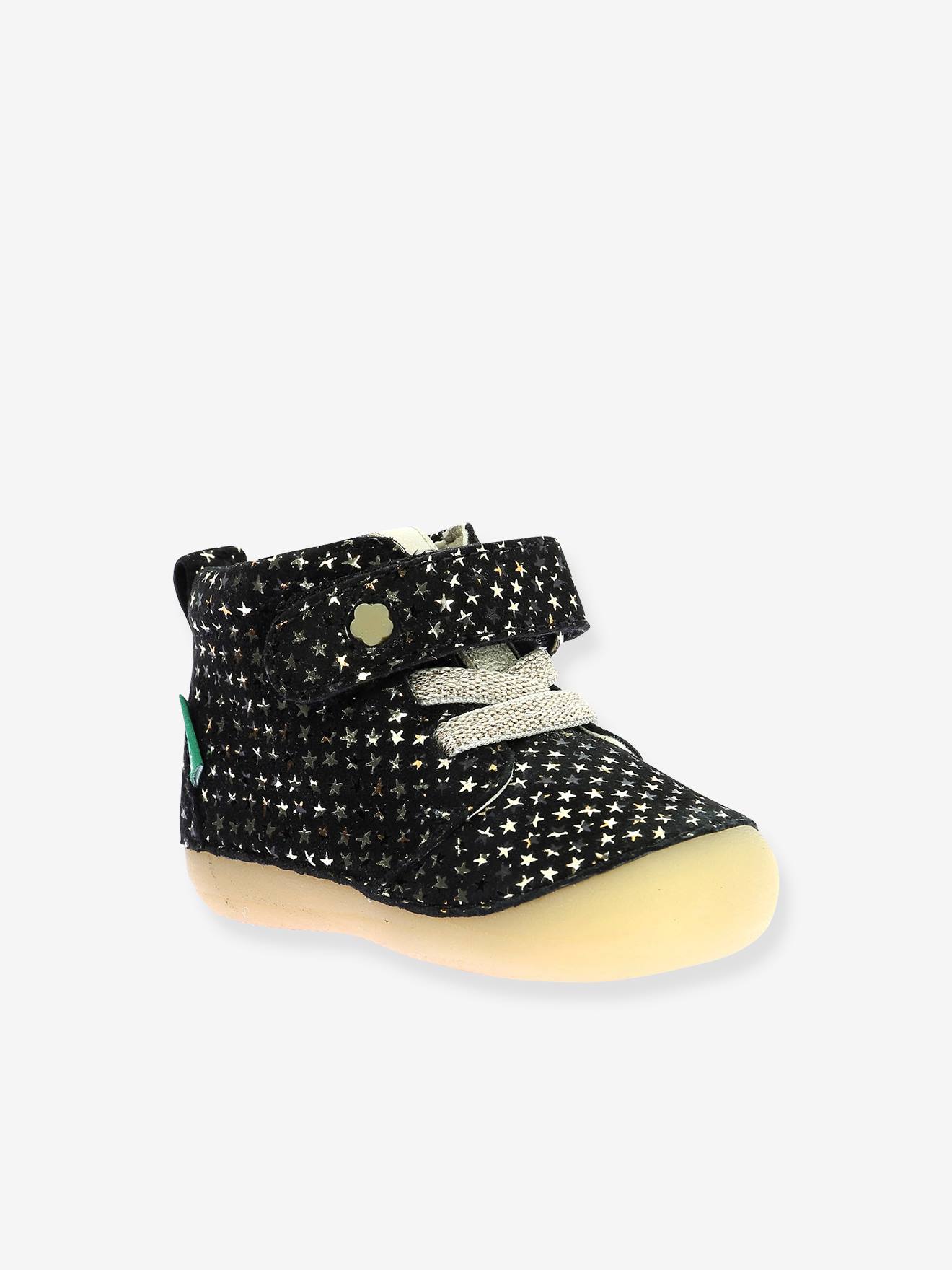 Bottillons Cuir Bébé Sonizikro - Kickers Noir