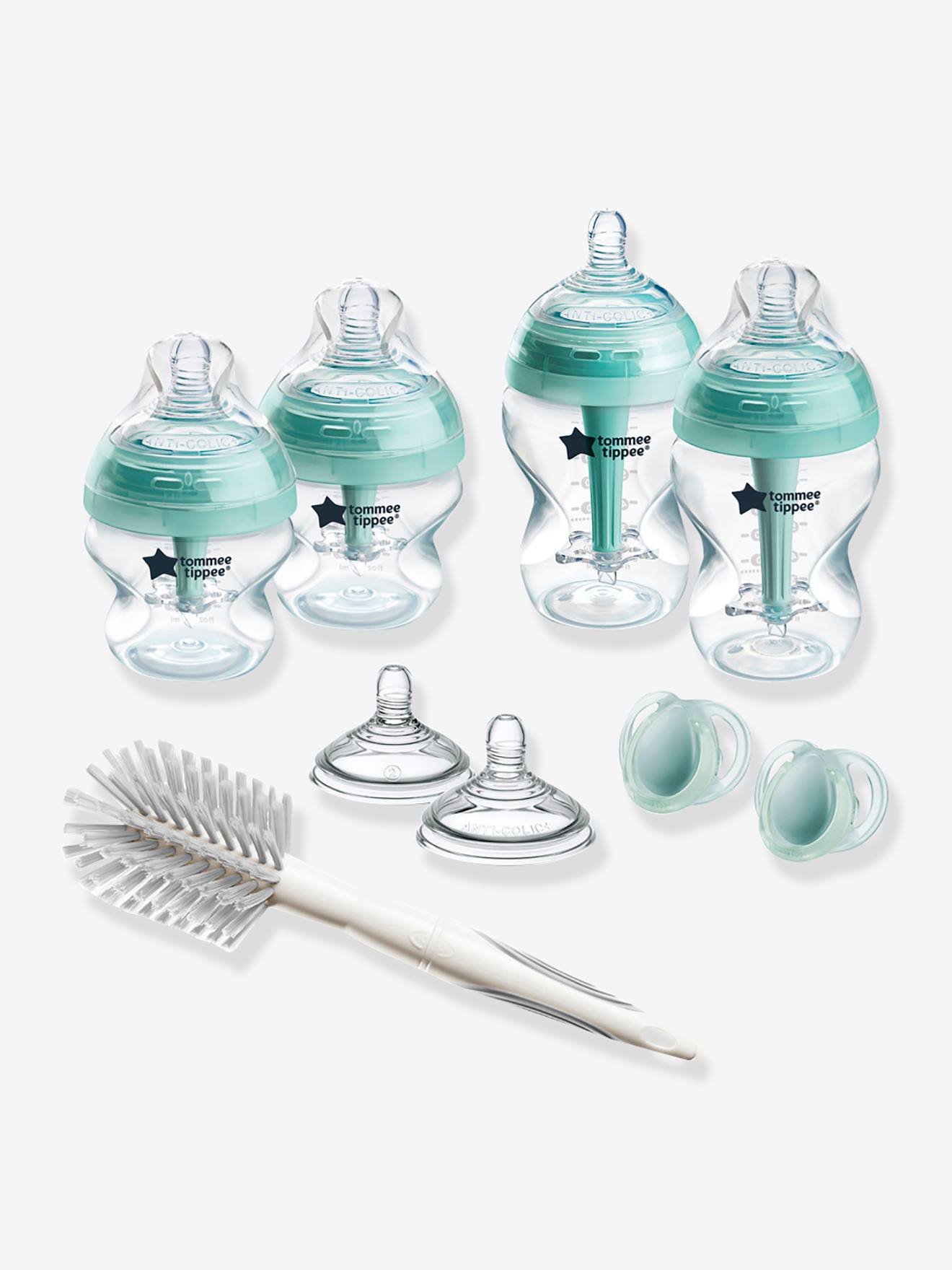 Kit Naissance anti-colique avancé de TOMMEE TIPPEE transparent
