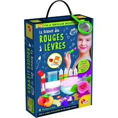 Jouet-Activités artistiques et musicales-Loisirs créatifs-Kit de création de rouges à lèvres naturels et parfumés pour enfant - Génius Science - LISCIANI