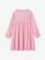 Robe motif all over ouverture boutonnée devant indigo+marine+vanille+vert sauge+vieux rose 14 - vertbaudet enfant 