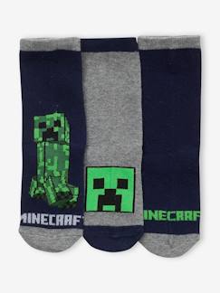 -Lot de 3 paires de chaussettes Minecraft®