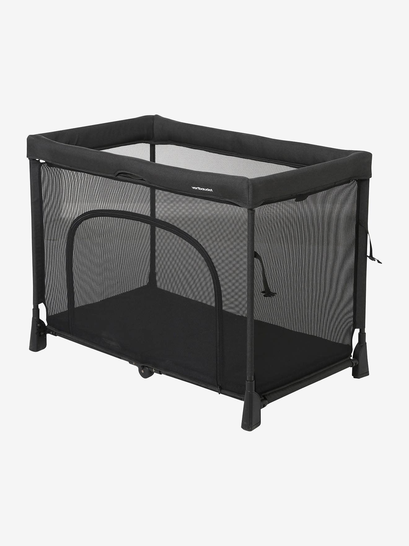 Lit Parapluie 3 en 1 Snooze & Play noir (Vertbaudet) - Image 1