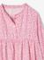 Robe motif all over ouverture boutonnée devant indigo+marine+vanille+vert sauge+vieux rose 15 - vertbaudet enfant 