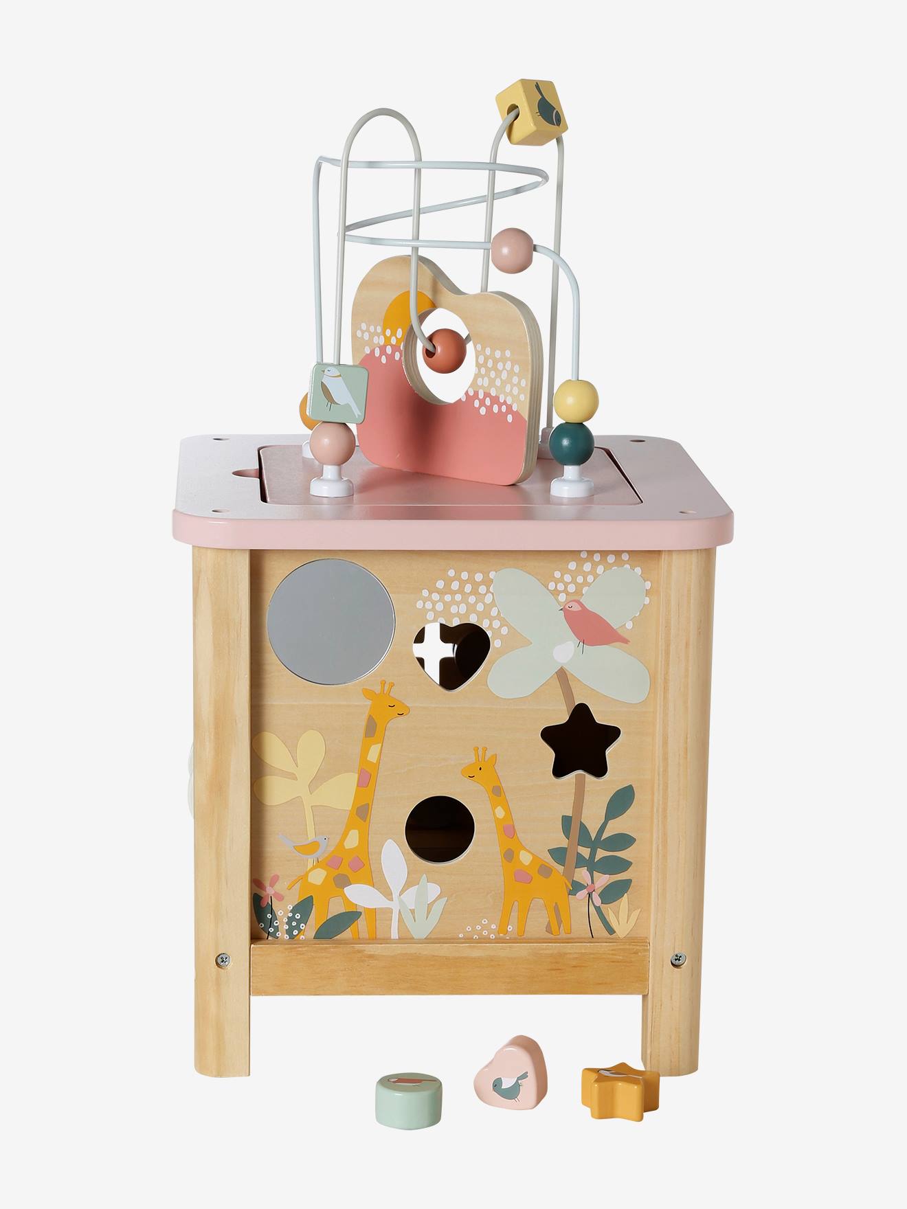 Grand cube d'activités en bois FSC® savania (Vertbaudet) - Image 2