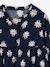 Robe motif all over ouverture boutonnée devant indigo+marine+vanille+vert sauge+vieux rose 6 - vertbaudet enfant 
