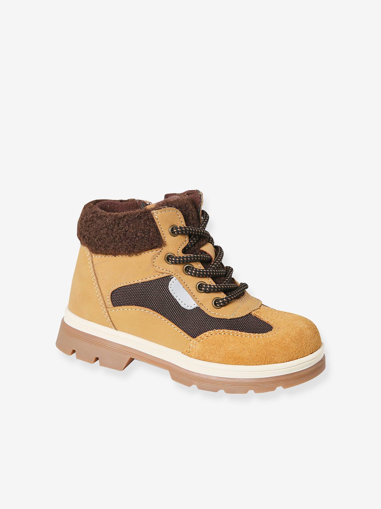 Boots garçon camel