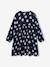 Robe motif all over ouverture boutonnée devant indigo+marine+vanille+vert sauge+vieux rose 5 - vertbaudet enfant 