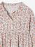 Robe motif all over ouverture boutonnée devant indigo+marine+vanille+vert sauge+vieux rose 9 - vertbaudet enfant 