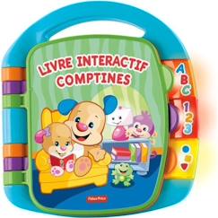 Jouet-Fisher-Price - Livre Interactif Comptines - Livre bébé - 6 mois et + CDH39