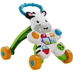 -Fisher-Price - Mon Trotteur Zèbre Parlant - Trotteur bébé - 6 mois et + DLD96