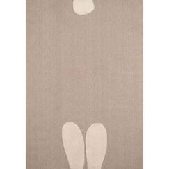 -Tapis chambre enfant - Motif Lapin Beige - 120 cm - Nazar Rugs