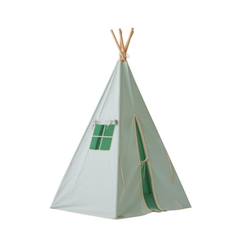 Jouet-Ensemble tipi avec pompons et tapis enfant Moi Mili "Mint Fog" - mint fog - TU