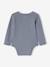 Lot 5 bodies manches longues bébé ouverture US en coton bio bleu 7 - vertbaudet enfant 